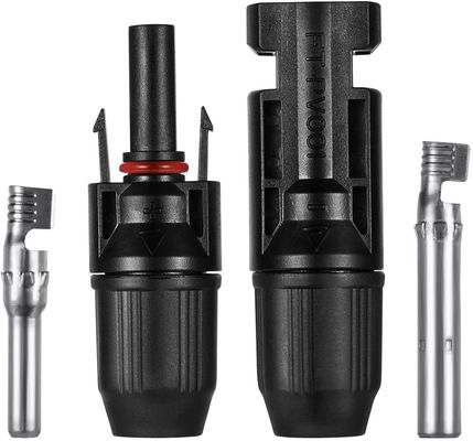 MC4 Solar Panel Connectors IP67 20A - 30A Rating Current For Solar Energy Systems