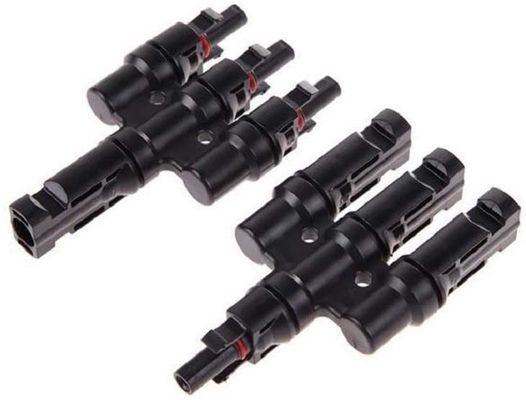 Waterproof Solar Panel Connectors Silver Tinned Copper Cable Solar PV Connector Ip67