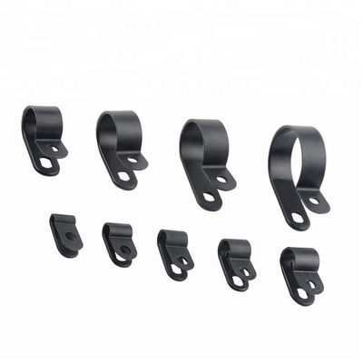 R Type Nylon Plastic Cable Tie Accessories Screw Mounting Cable Fastener Clips
